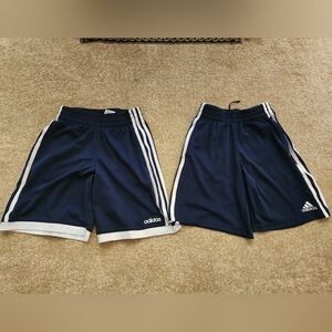 2 Pairs of Youth Size 8 Adidas Pocket Shorts